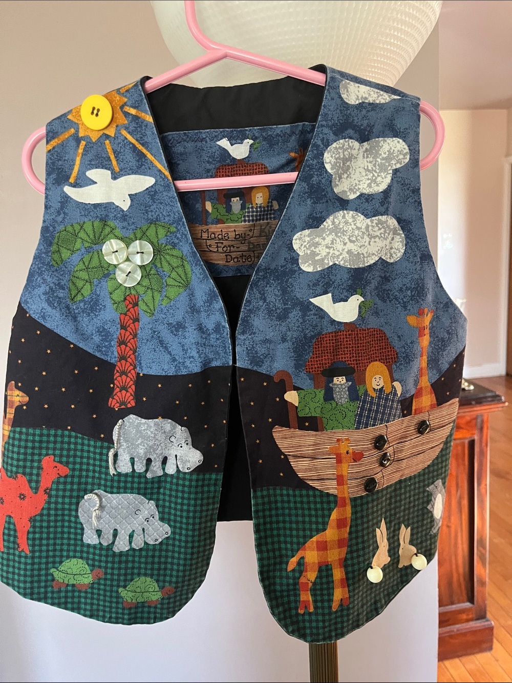 Handcrafted Kids' Noah's Ark Vest - Blue